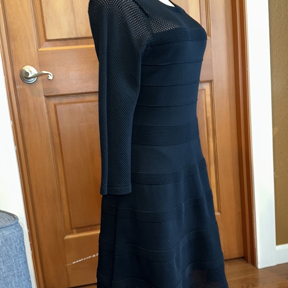 Vince Camuto Fit Flare Sweater Dress - Picture 4 of 5